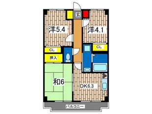 マンションひかりの物件間取画像